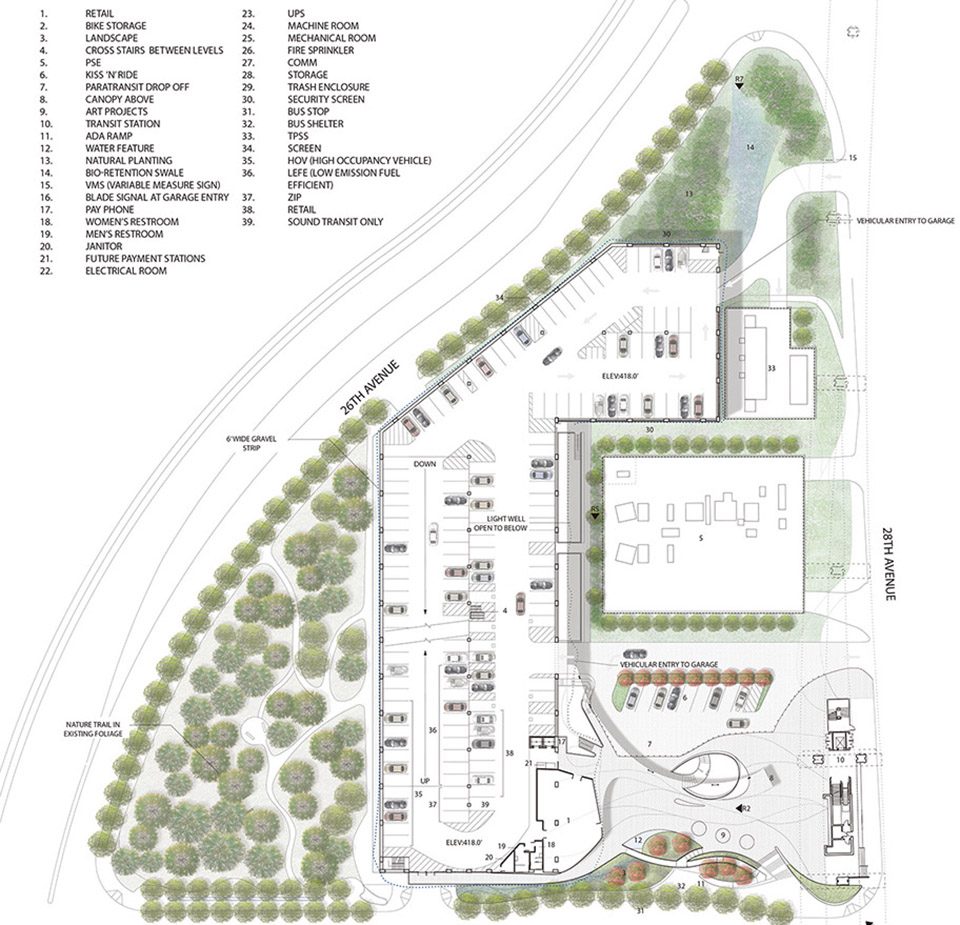 Angle Lake Transit Station and Plaza by Brooks Scarpa 1 1