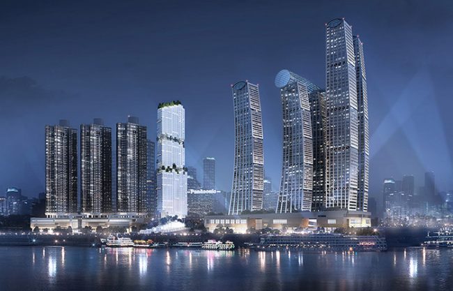 都市"重"林   重庆朝天门海客瀛洲ii期 / 博蓝建筑设计有限公司