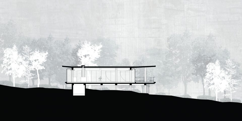 Yeoyeodang Section JHW IROJE architects