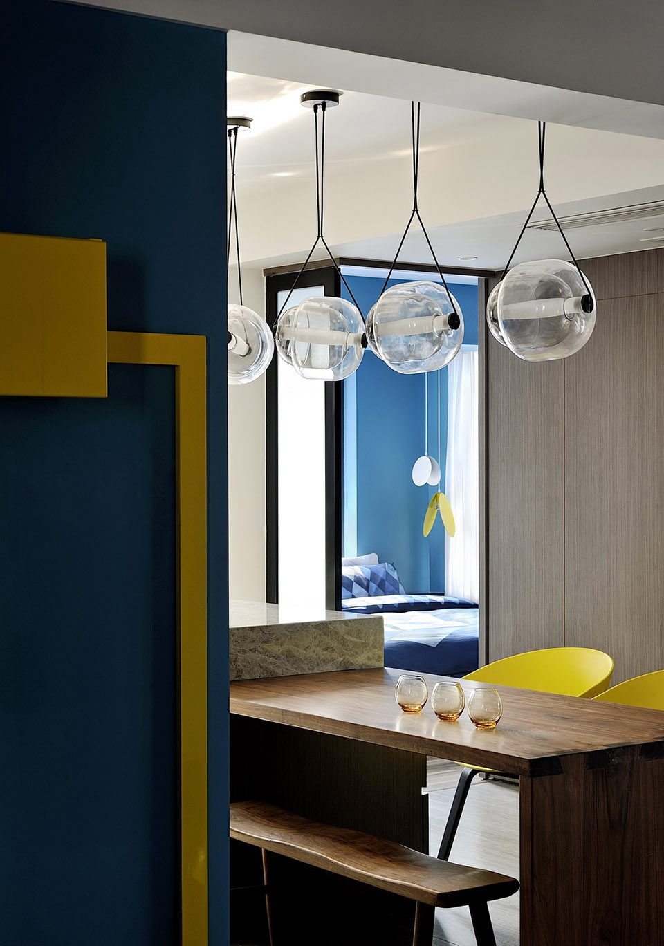 dining space colorful day ten designers firms