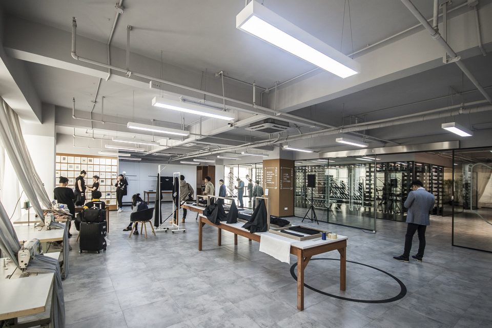study space2 textile library slowstudio architects