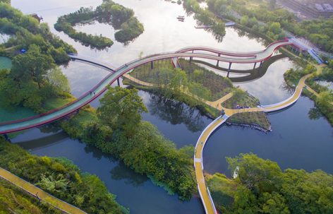 浦阳江生态廊道，金华 / 土人设计