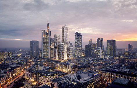 “FOUR Frankfurt”法兰克福德意志银行旧址建筑竞赛优胜项目 / UNStudio + HPP