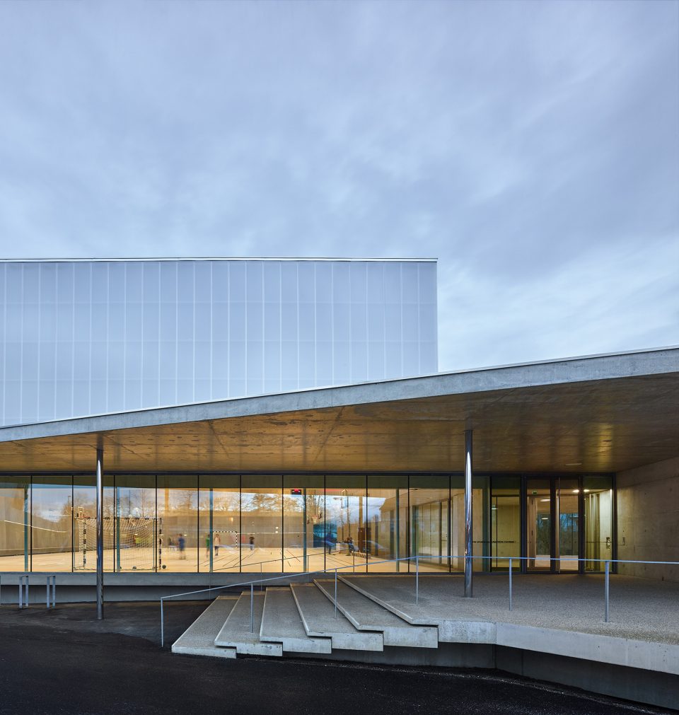 ‘Human Rights’ sports centre in Strasbourg by Dominique Coulon Associés