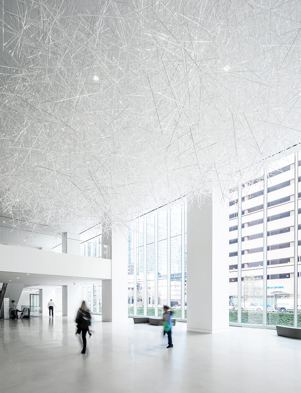 Allen Center Art Project Prismatic Cloud by Tokujin Yoshioka