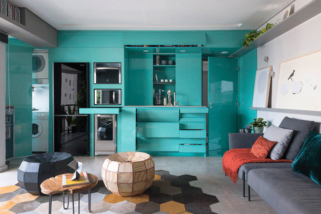 Vila Olimpia Apartment by FC Studio