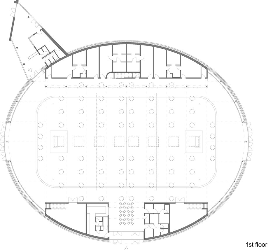 dolni brezany sports hall by sporadical