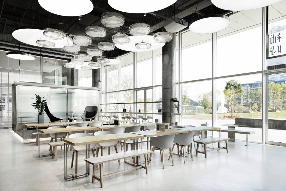 extra time cafe gallery china by xu studio
