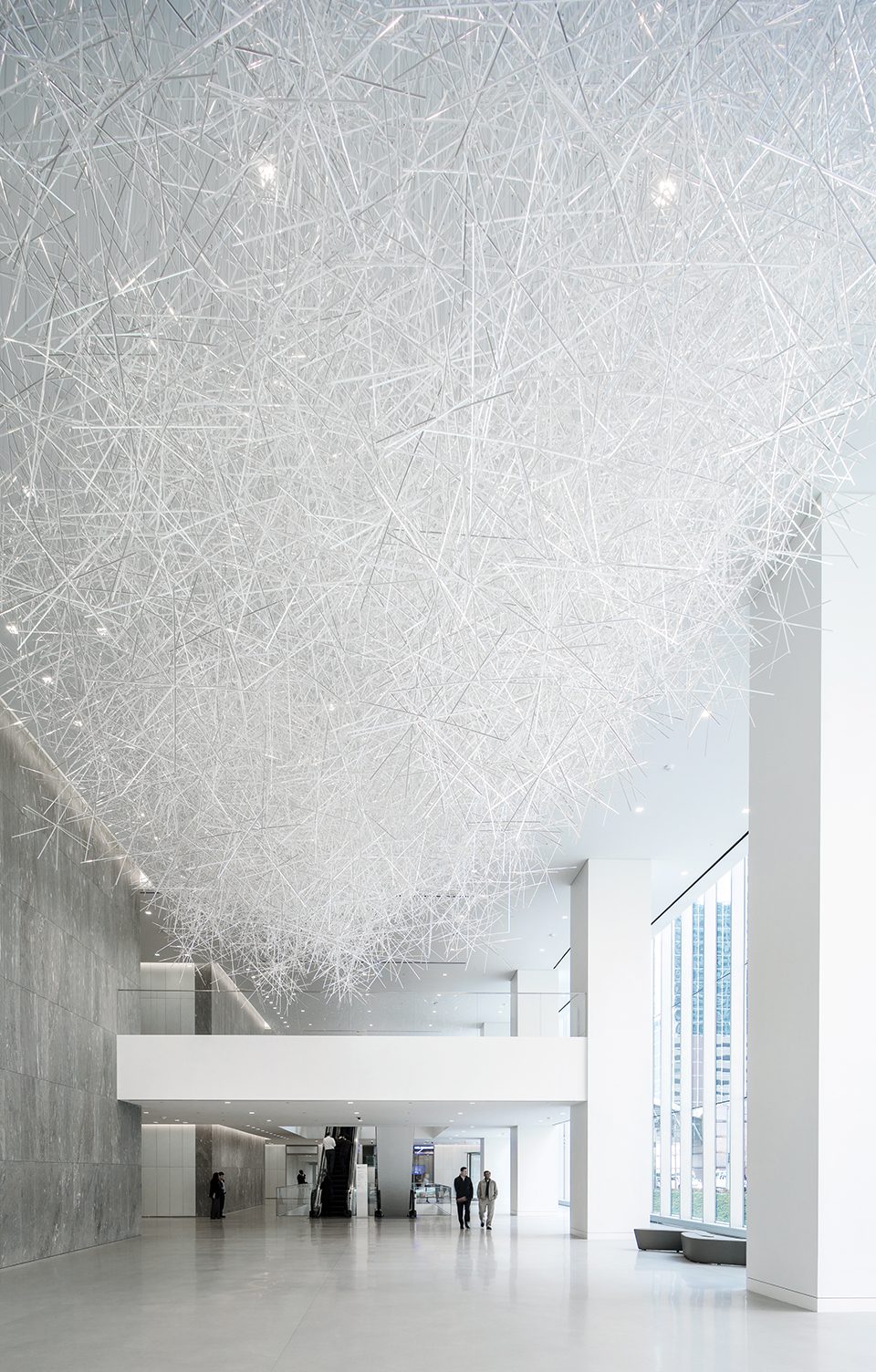 Allen Center Art Project Prismatic Cloud by Tokujin Yoshioka