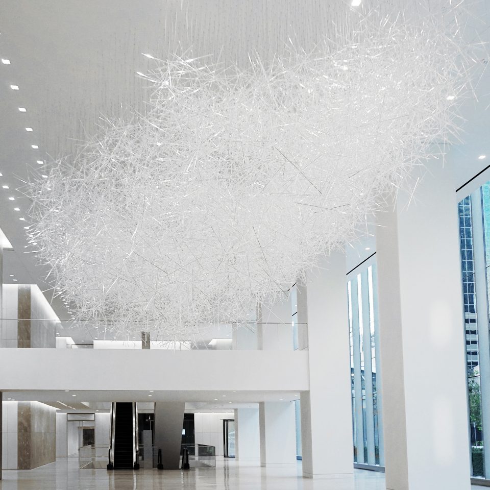 Allen Center Art Project Prismatic Cloud by Tokujin Yoshioka