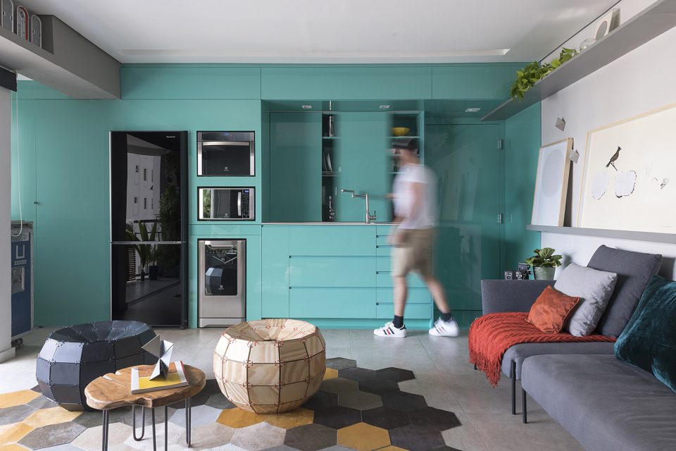 Vila Olimpia Apartment by FC Studio