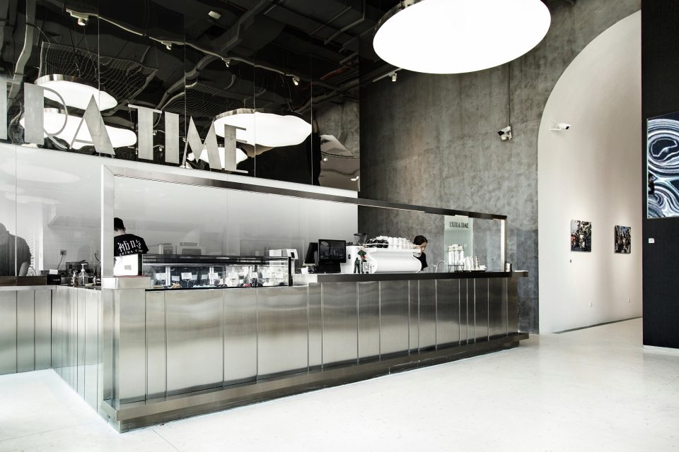 extra time cafe gallery china by xu studio