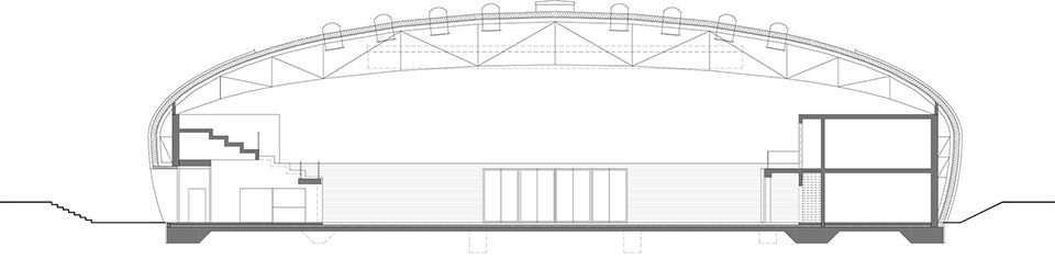 dolni brezany sports hall by sporadical