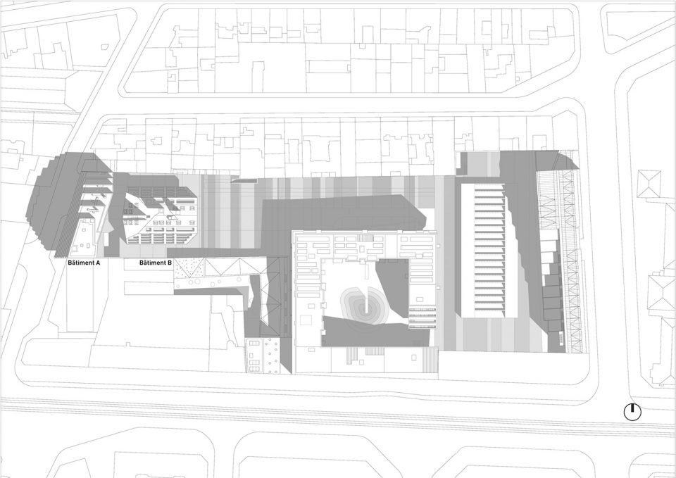 Dwellings and RATP bus center in Paris XIV by ECDM