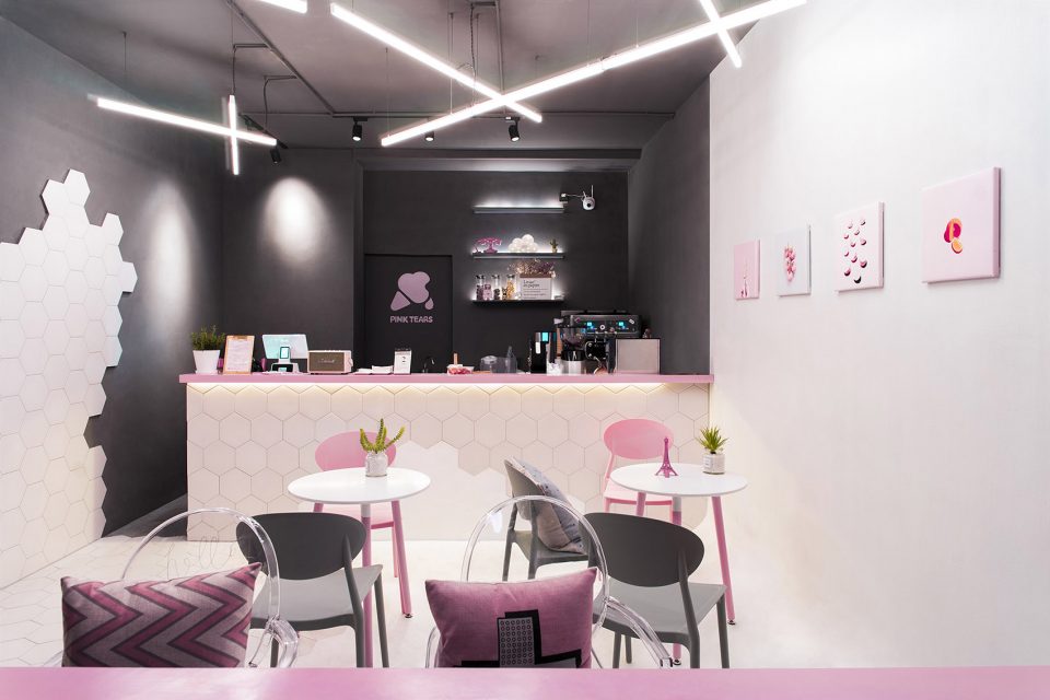 Pink Tears Ice Cream Store Shanghai by mintwow