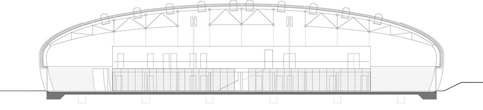 dolni brezany sports hall by sporadical