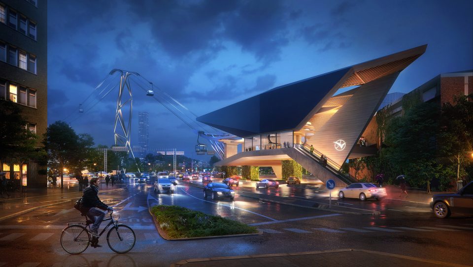 gothenburg cable car by unstudio