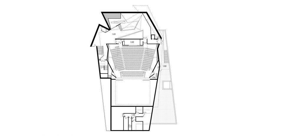 theodore gouvy theatre in freyming merlebach by dominique coulon associes