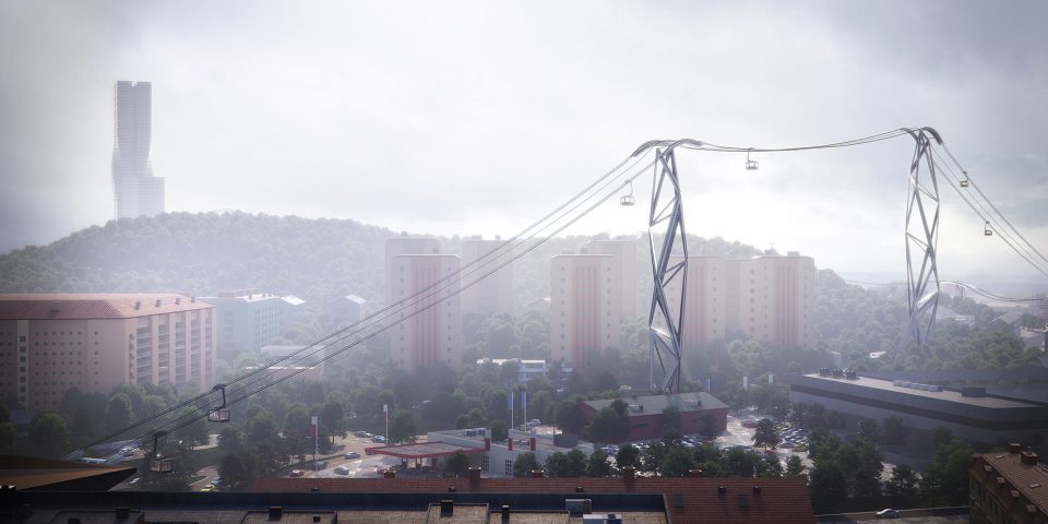 gothenburg cable car by unstudio