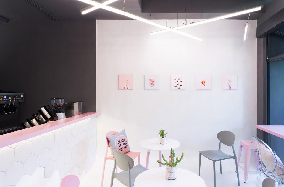 Pink Tears Ice Cream Store Shanghai by mintwow