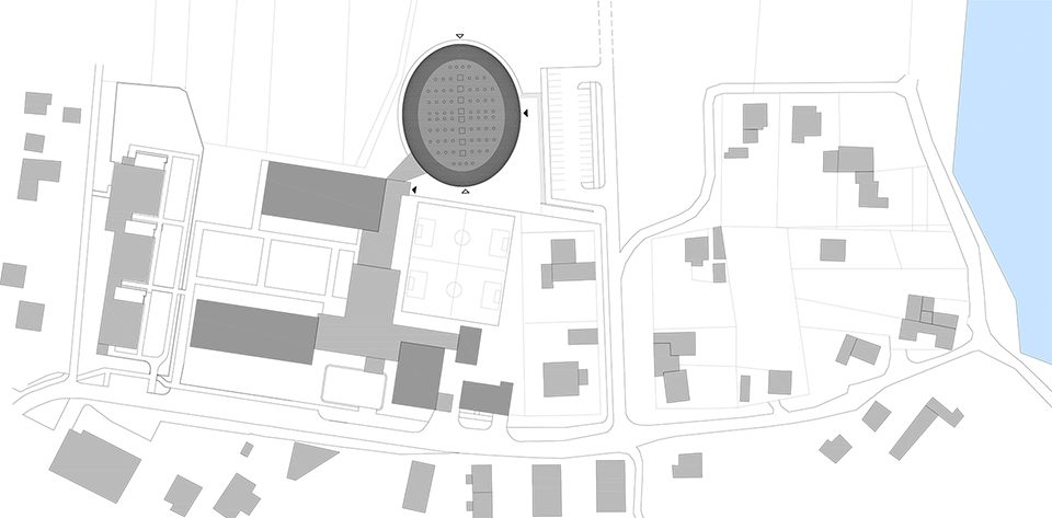 dolni brezany sports hall by sporadical