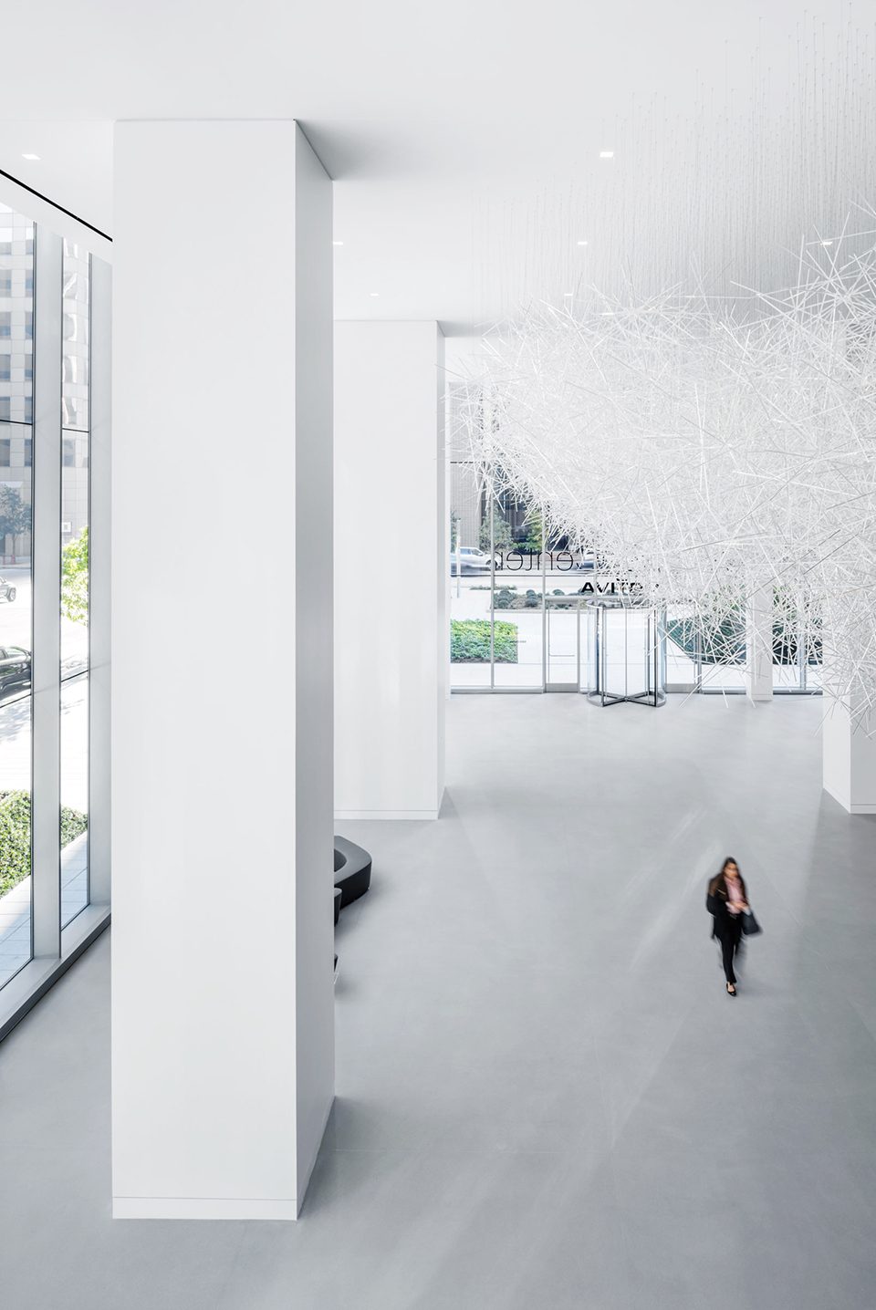 Allen Center Art Project Prismatic Cloud by Tokujin Yoshioka