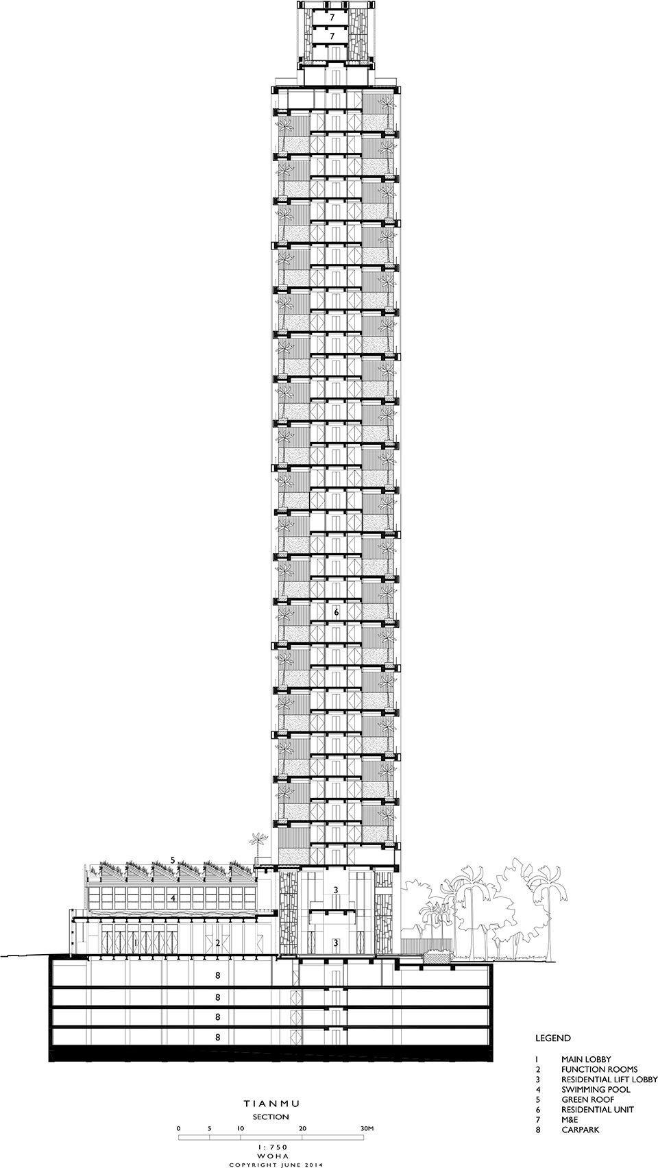 Huaku Sky Garden by WOHA