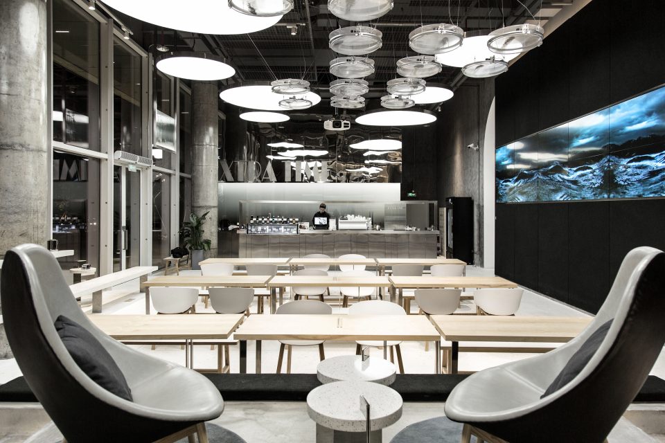 extra time cafe gallery china by xu studio