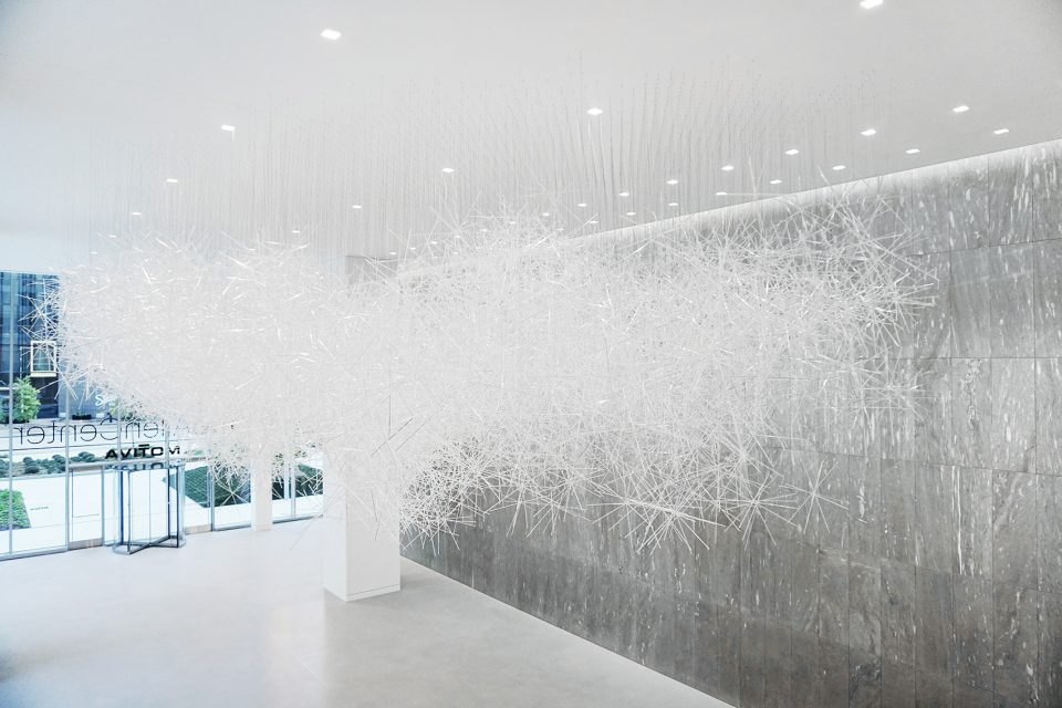 Allen Center Art Project Prismatic Cloud by Tokujin Yoshioka