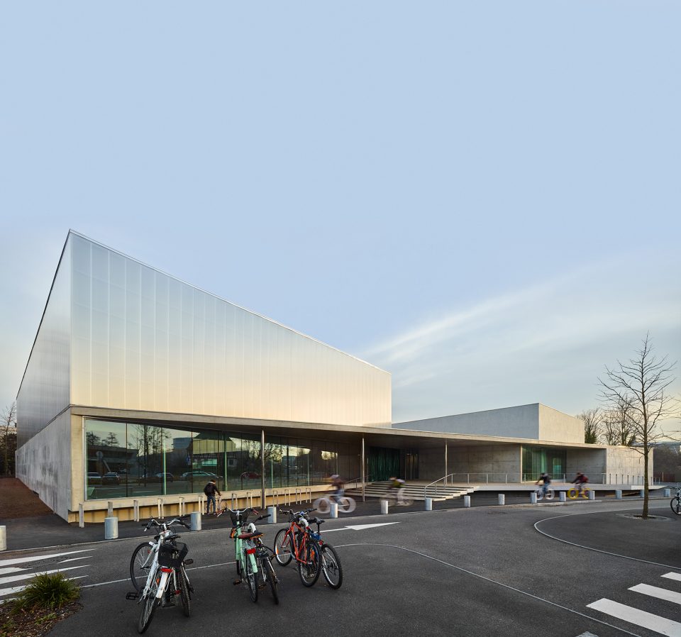 ‘Human Rights’ sports centre in Strasbourg by Dominique Coulon Associés
