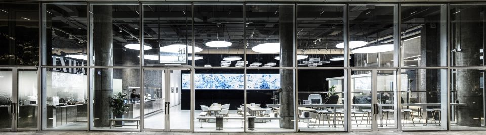 extra time cafe gallery china by xu studio