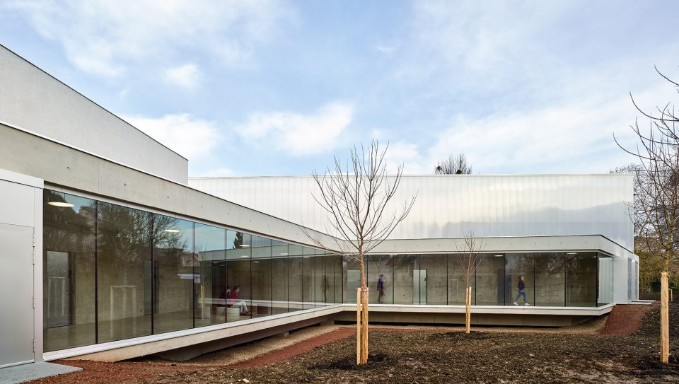 ‘Human Rights’ sports centre in Strasbourg by Dominique Coulon Associés