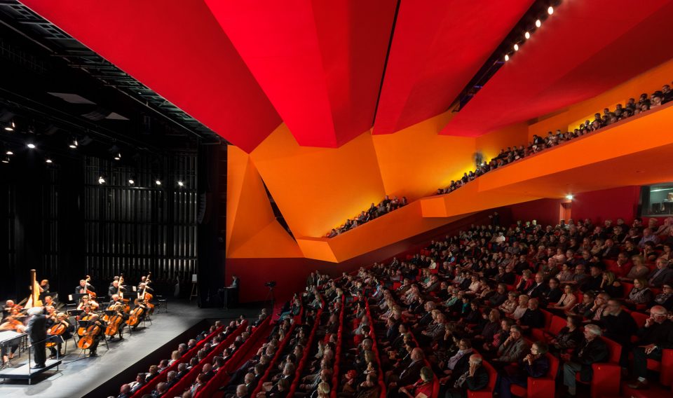 theodore gouvy theatre in freyming merlebach by dominique coulon associes