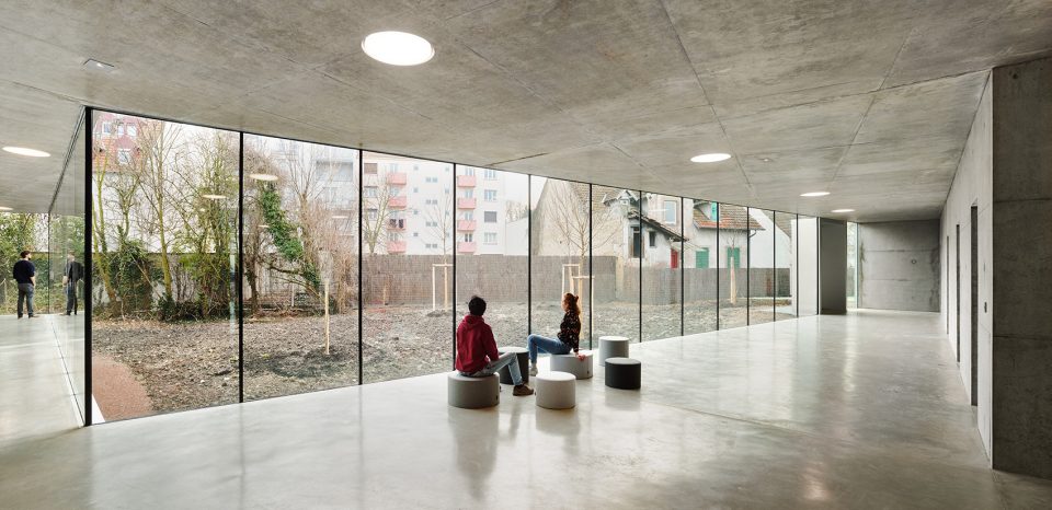 ‘Human Rights’ sports centre in Strasbourg by Dominique Coulon Associés
