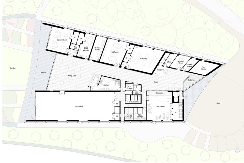 Hawkhead Centre by Page Park Architects