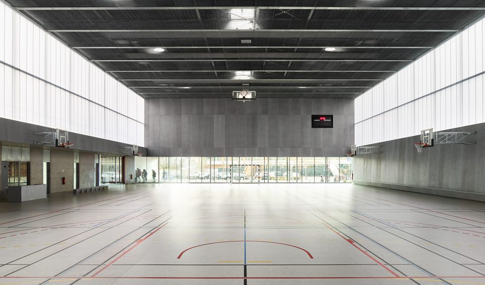 ‘Human Rights’ sports centre in Strasbourg by Dominique Coulon Associés