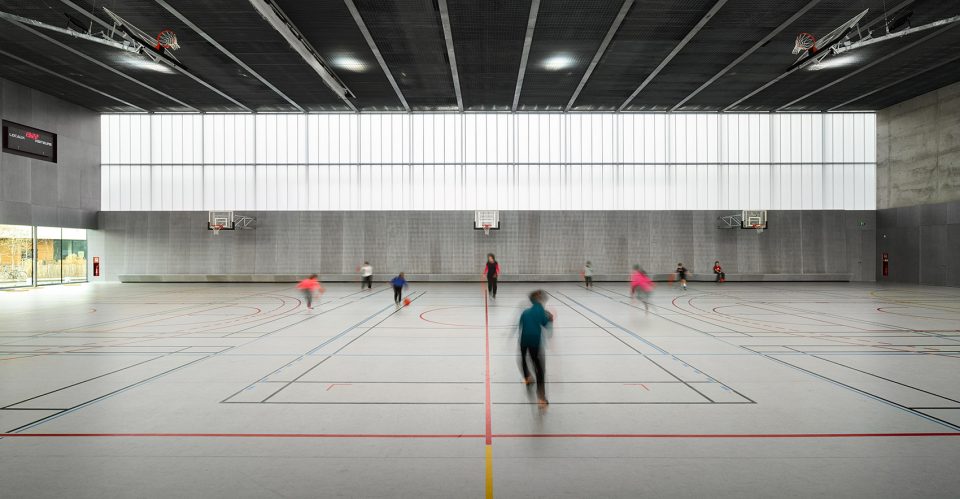 ‘Human Rights’ sports centre in Strasbourg by Dominique Coulon Associés