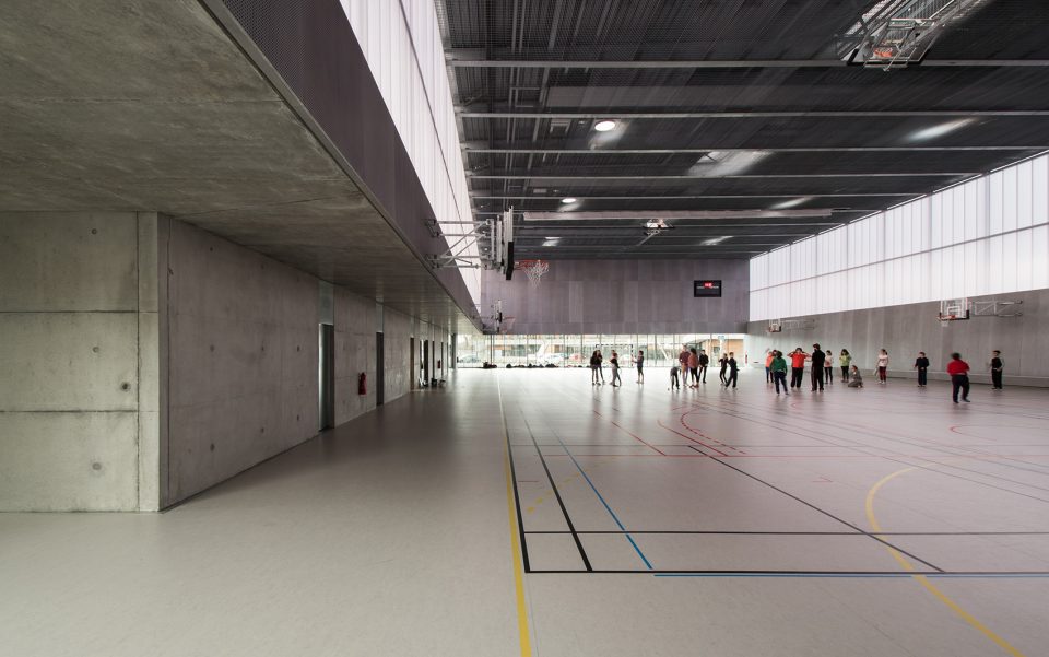‘Human Rights’ sports centre in Strasbourg by Dominique Coulon Associés