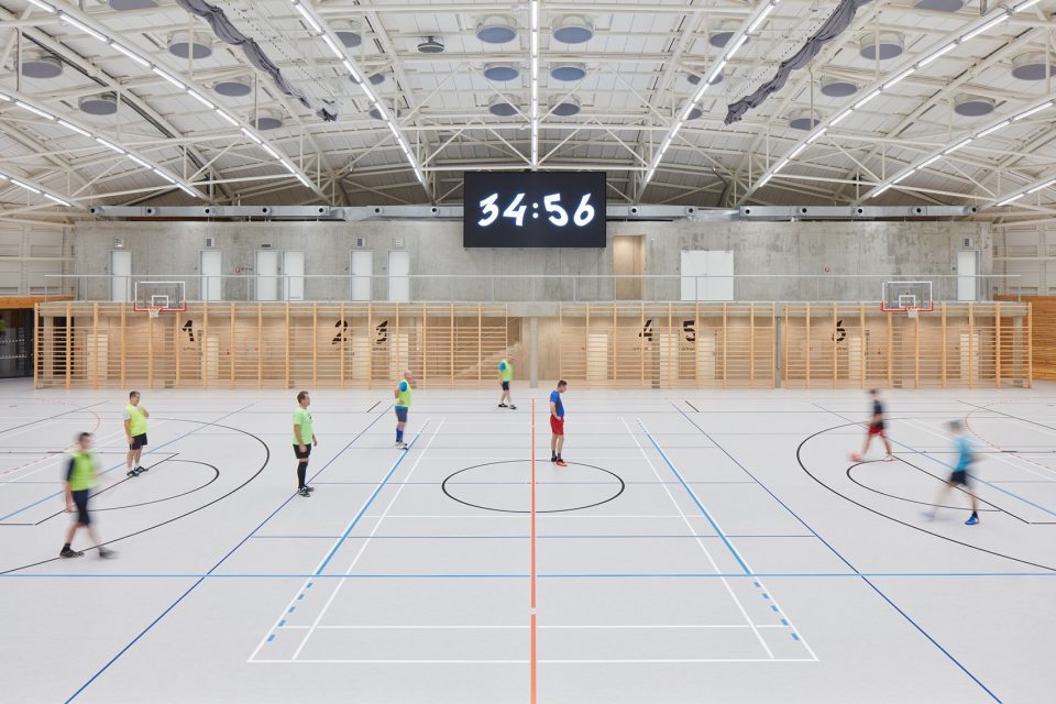 dolni brezany sports hall by sporadical