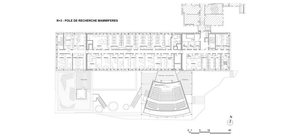 CRBC Centre de Recherche Bio clinique by PERIPHERIQUES Architectes