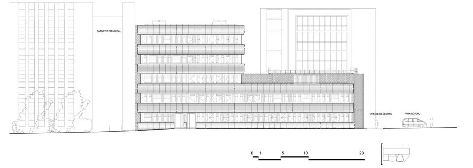 CRBC Centre de Recherche Bio clinique by PERIPHERIQUES Architectes
