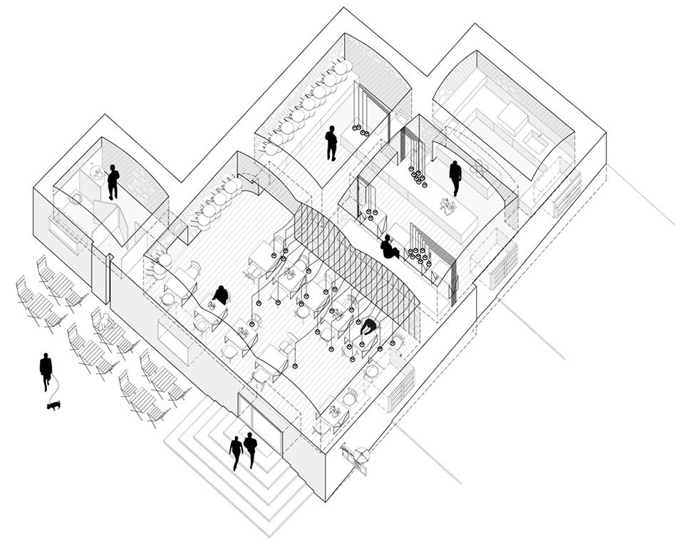 Bistro EK by Dekleva Gregorič Architects