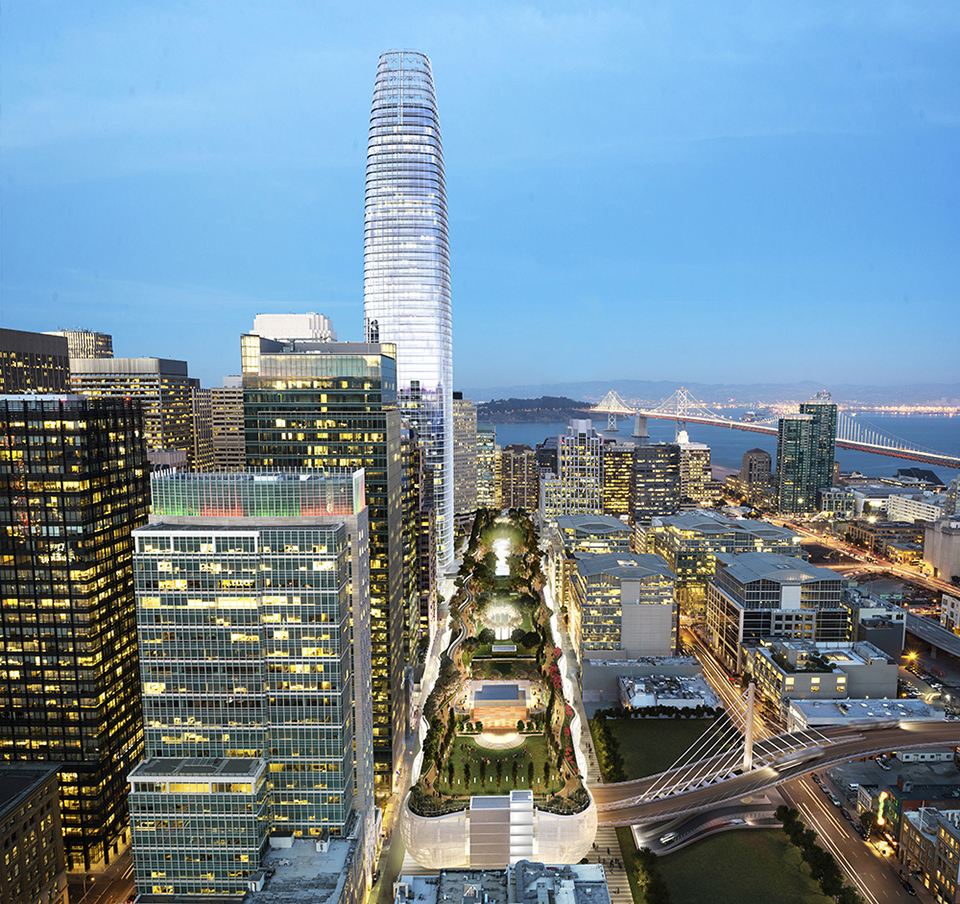 Salesforce Tower And Transit Center By Pelli Clarke Pelli Architects ...