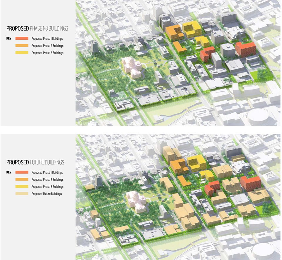 2017 asla analysis and planning honor award texas capitol complex master plan by page and sasaki associates