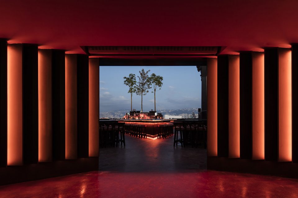 red manera skybar nightclub le sushi bar lounge by tsakhi