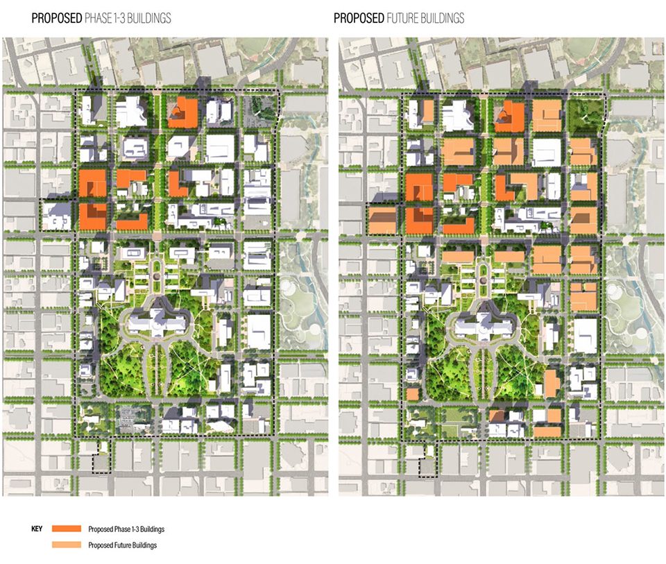 2017 asla analysis and planning honor award texas capitol complex master plan by page and sasaki associates