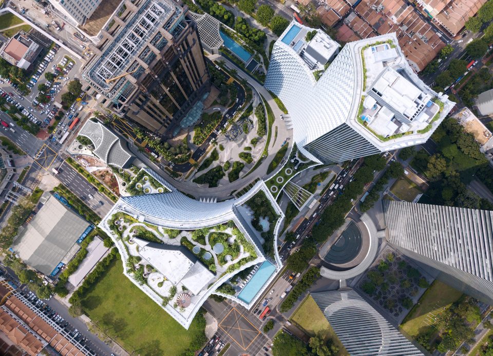 DUO Twin Towers Singapore by Büro Ole Scheeren