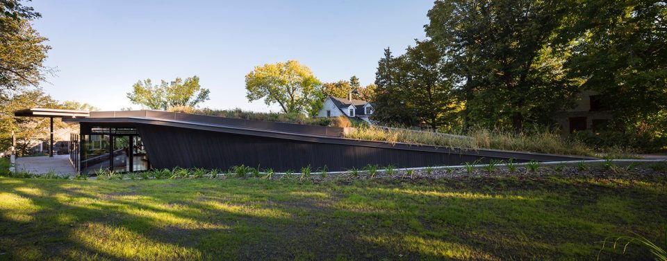 Seigneurie des Aulnaies Landscape Pavilion by Anne Carrier architecture