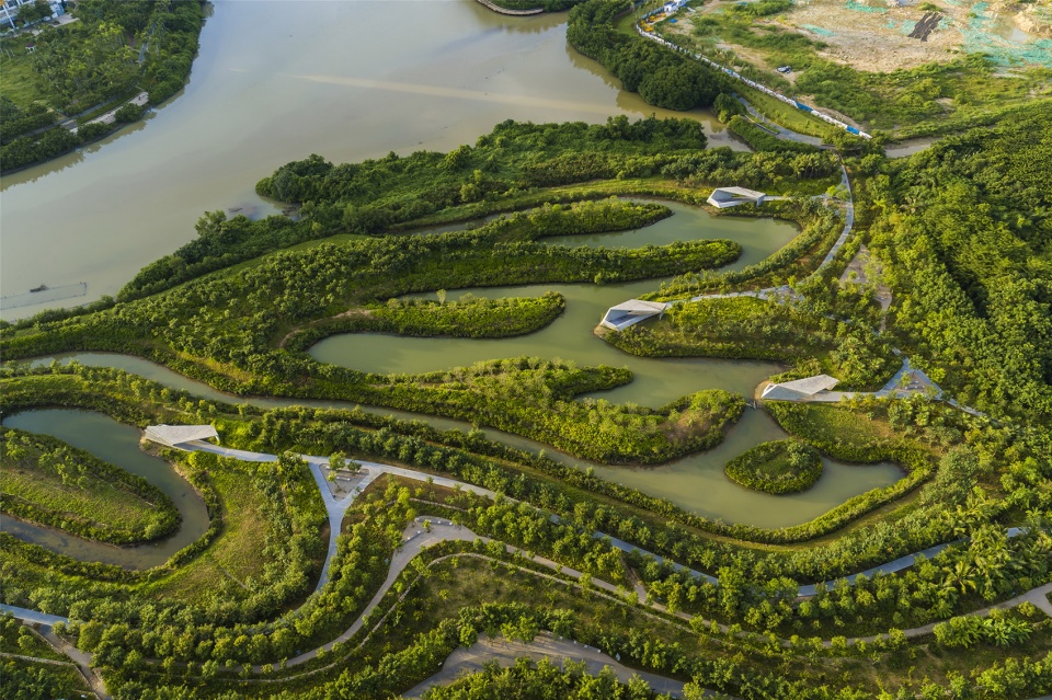 sanya mangrove park china by turenscape