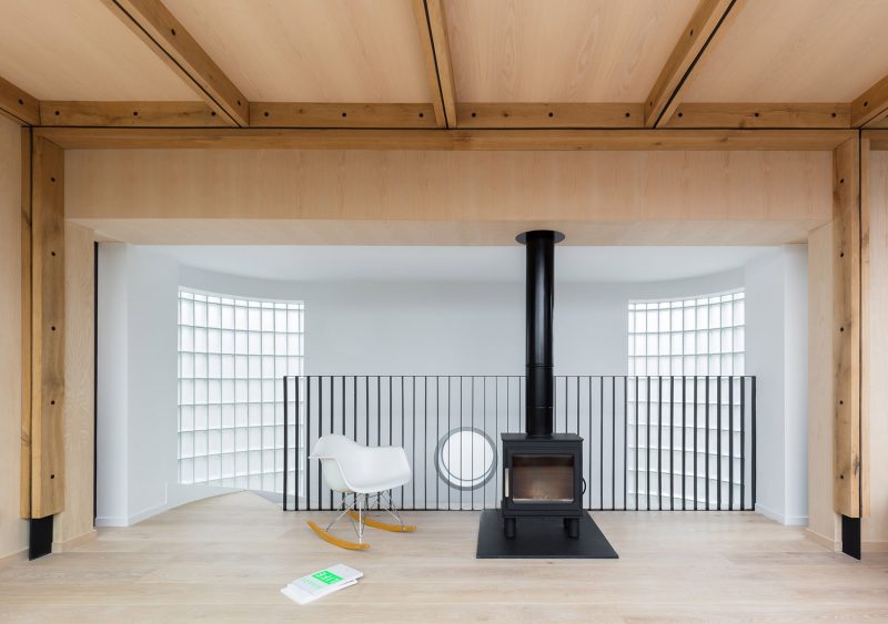 remodel of London waterside home by Nicholas Szczepaniak Architects